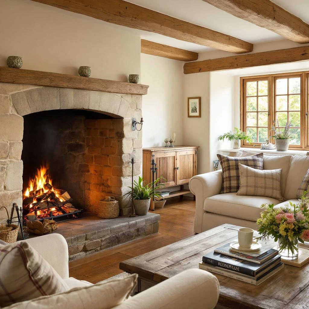 Beautiful British holiday cottage exterior